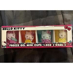 Hello Kitty Freeze Mini Gel cups 1.5 oz Brand Nee Never Opened
